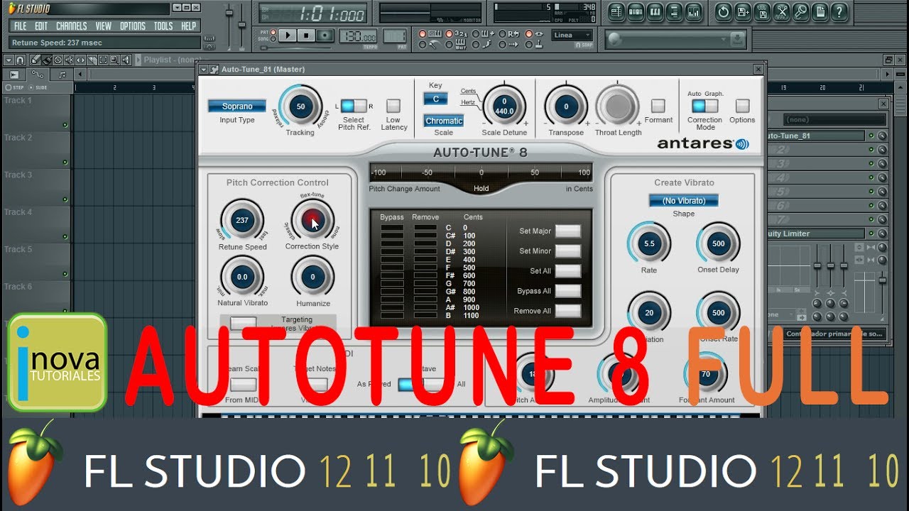 Auto tune 8 in fl studio 2